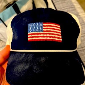 USA needlepoint hat